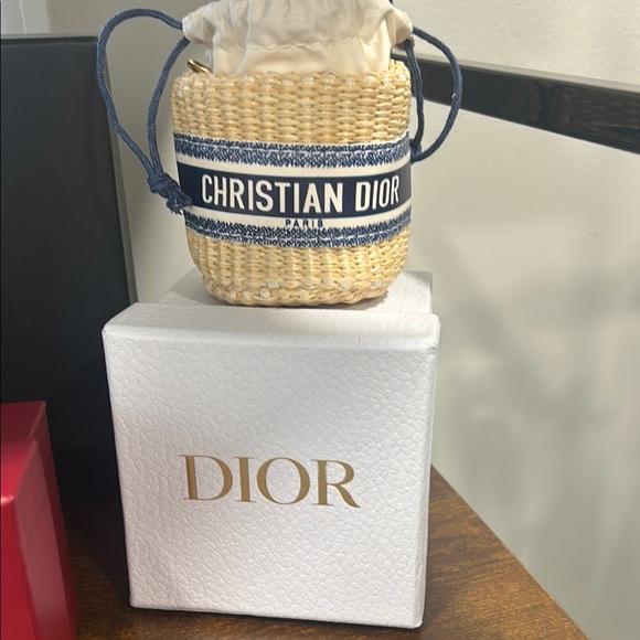 Dior Handbags - Christian Dior Woven Basket Bag